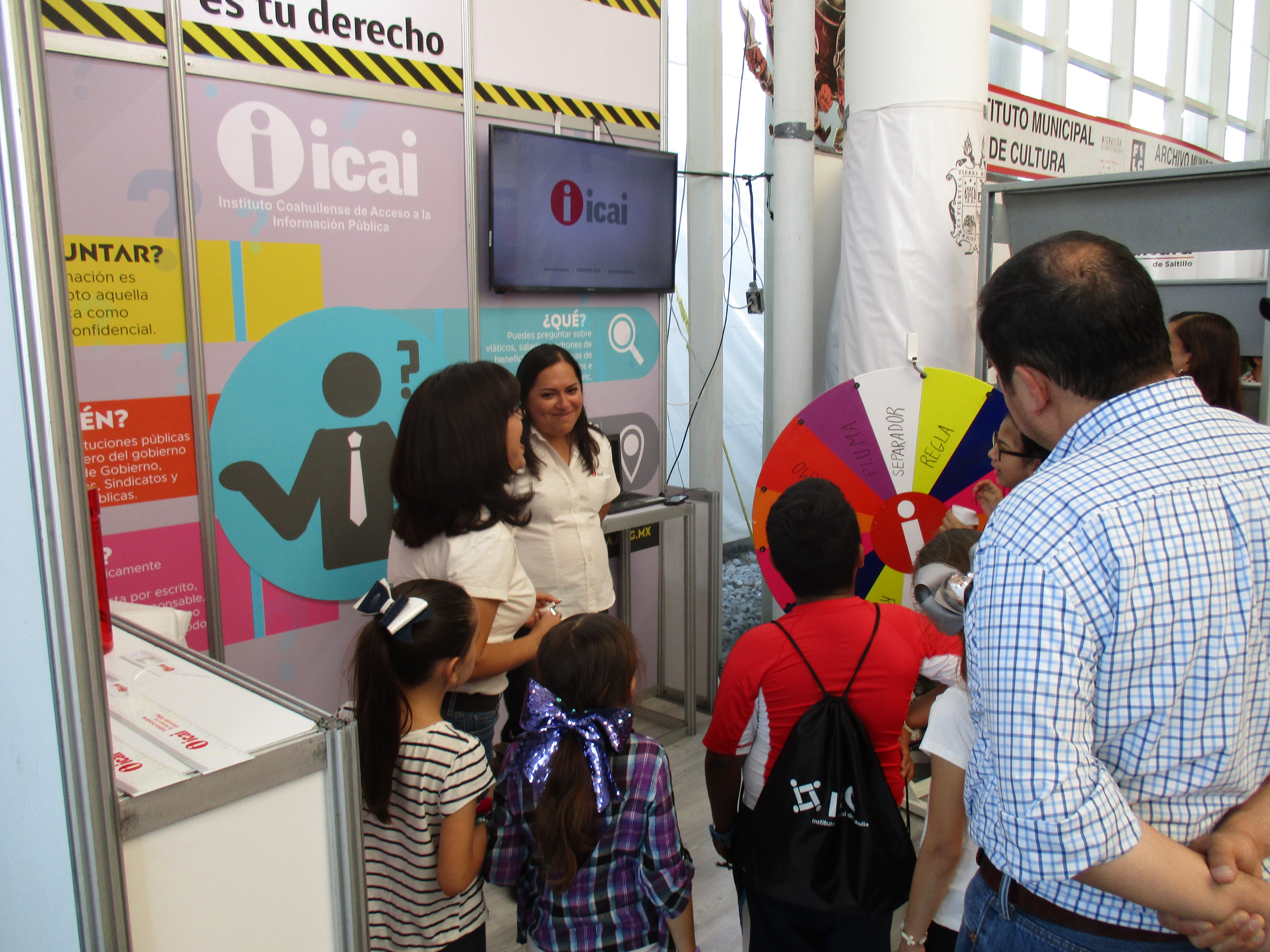 Exitosa participación del ICAI con stand interactivo en la Feria Internacional del Libro de Coahuila 2019