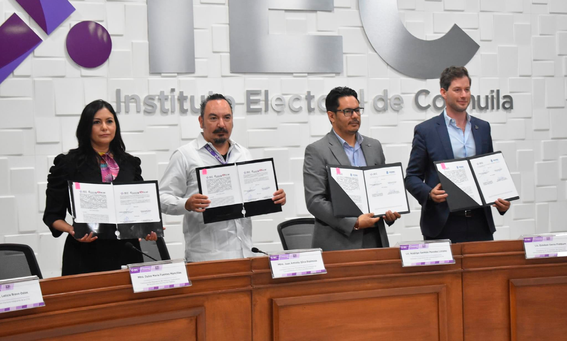 ICAI y IEC firman acuerdo por la transparencia en el proceso electoral