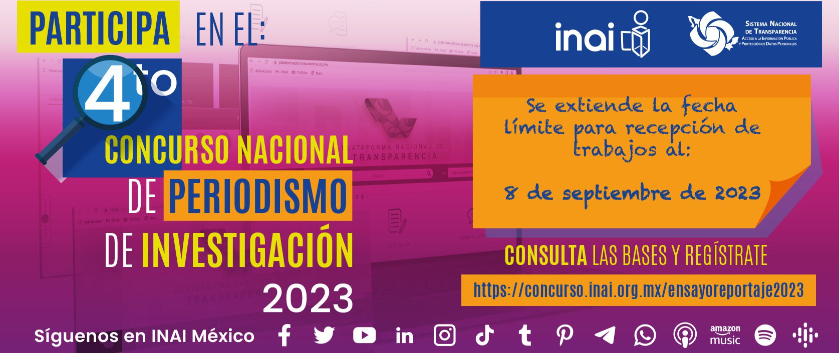 Concurso Nacional de Periodismo de Investigación 2023