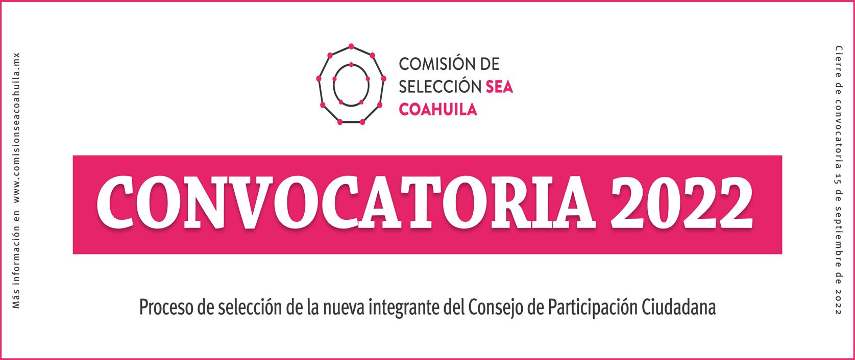 Comisión de Selección Sea Coahuila Convocatoria 2022